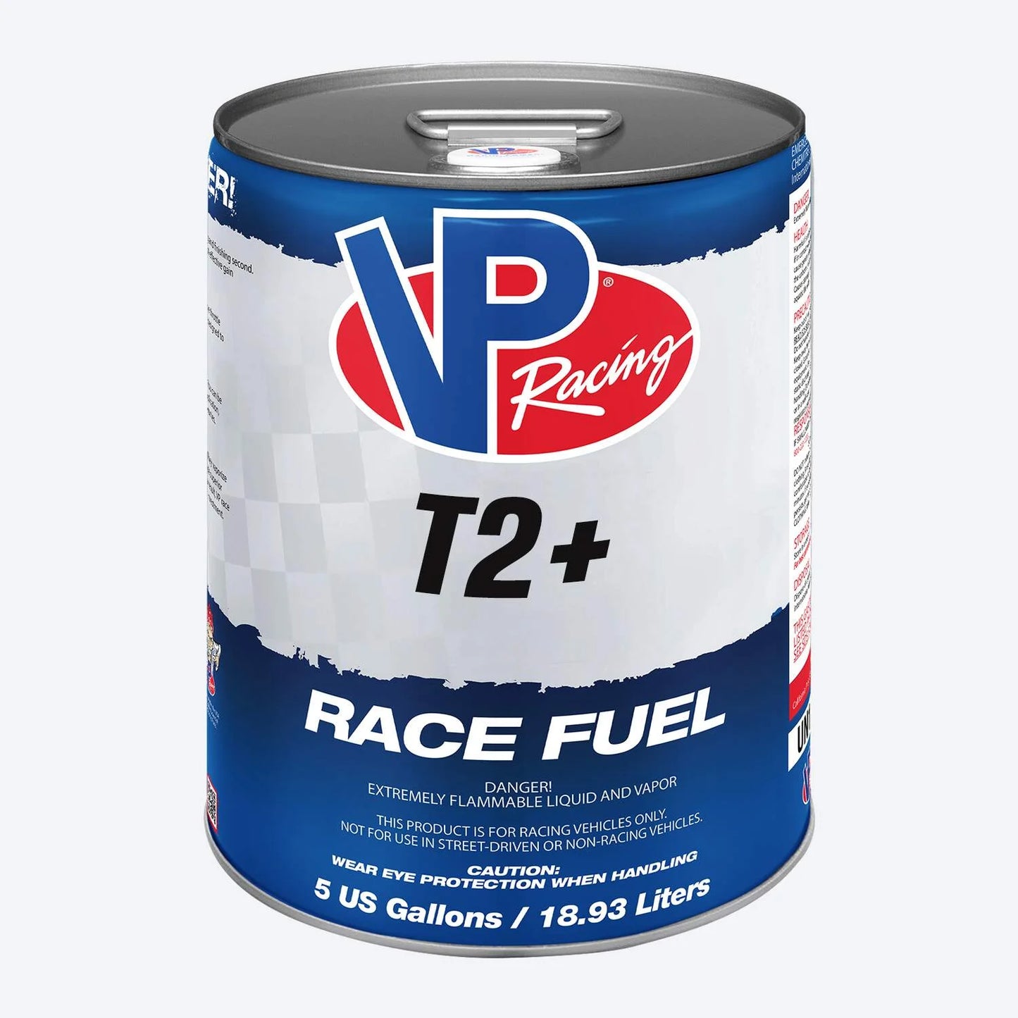VP Racing T2+ Fuel - 5 Gallon (98 Octane Pre-Mixed 40:1)