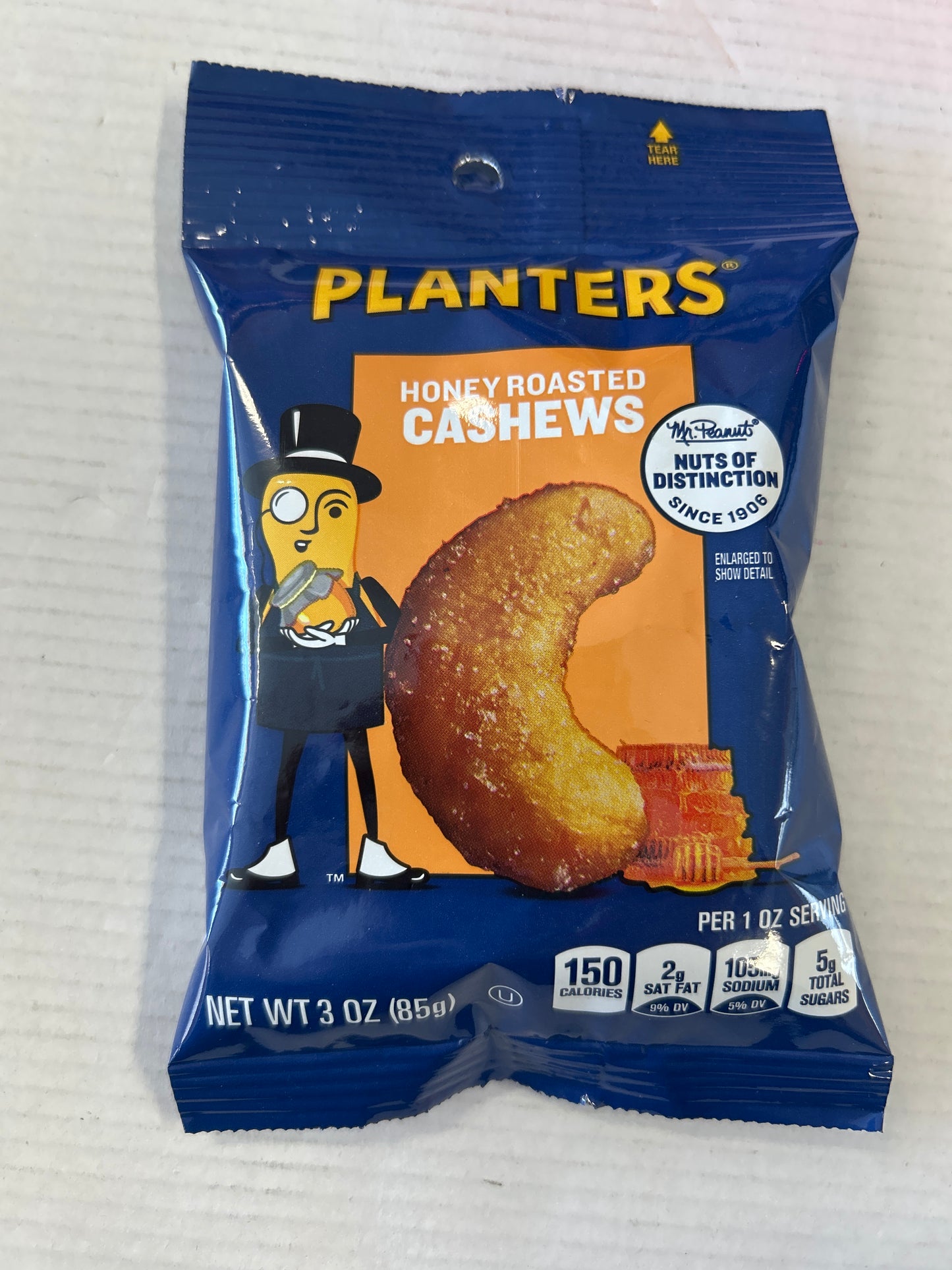 Planters Honey Roasted Cashews 3oz