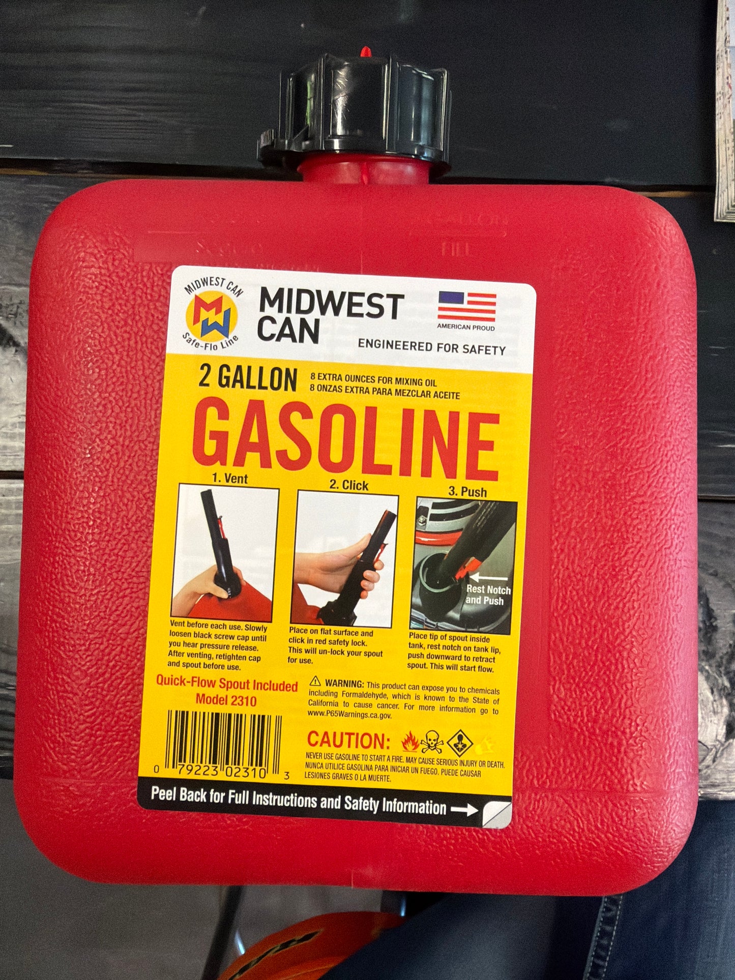Container 2 gallon