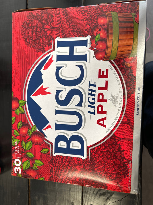Busch Light Apple 30pack 12 oz cans