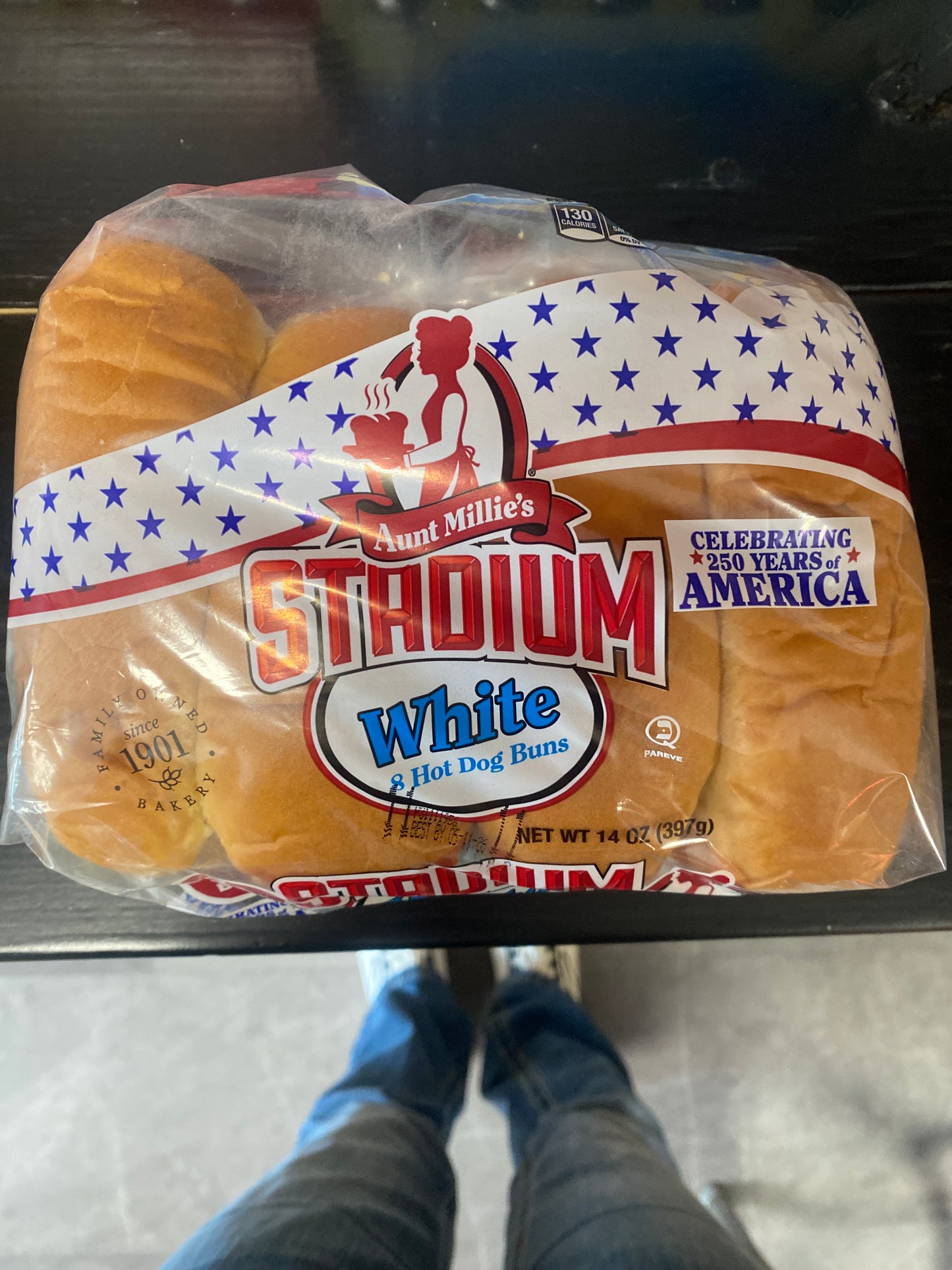 Stadium white Hot Dog Buns 8pk