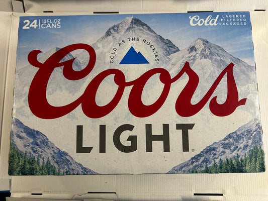 Coors Light 24 12oz cans