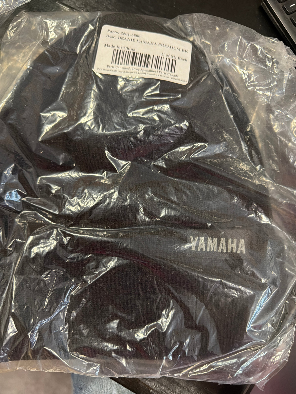 Yamaha beanie black