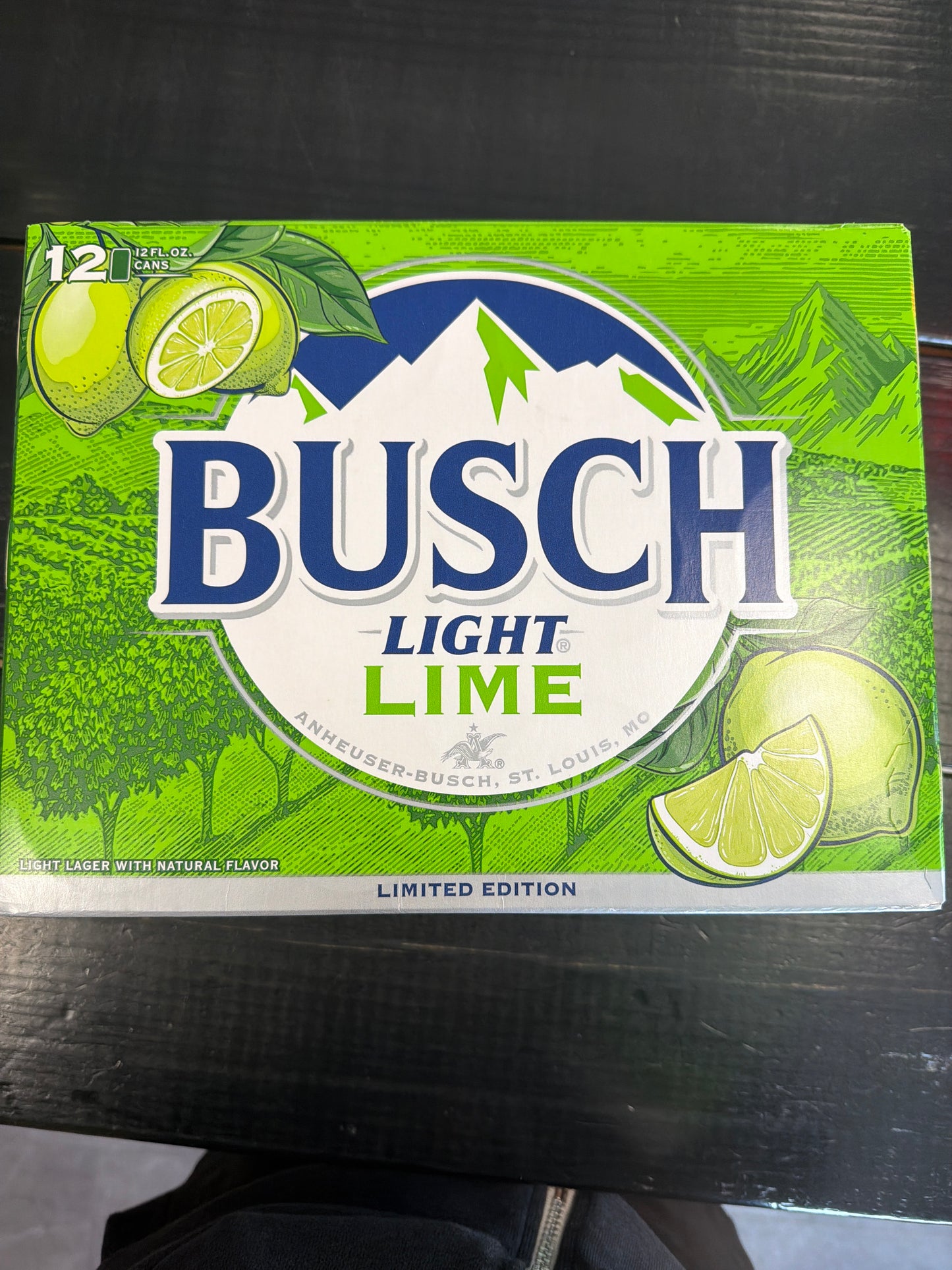 Busch Light Lime 12pk 12oz cans
