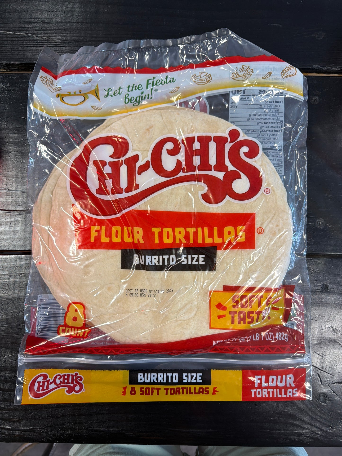 Chi-Chis Flour Tortillas Burrito Size 8pk