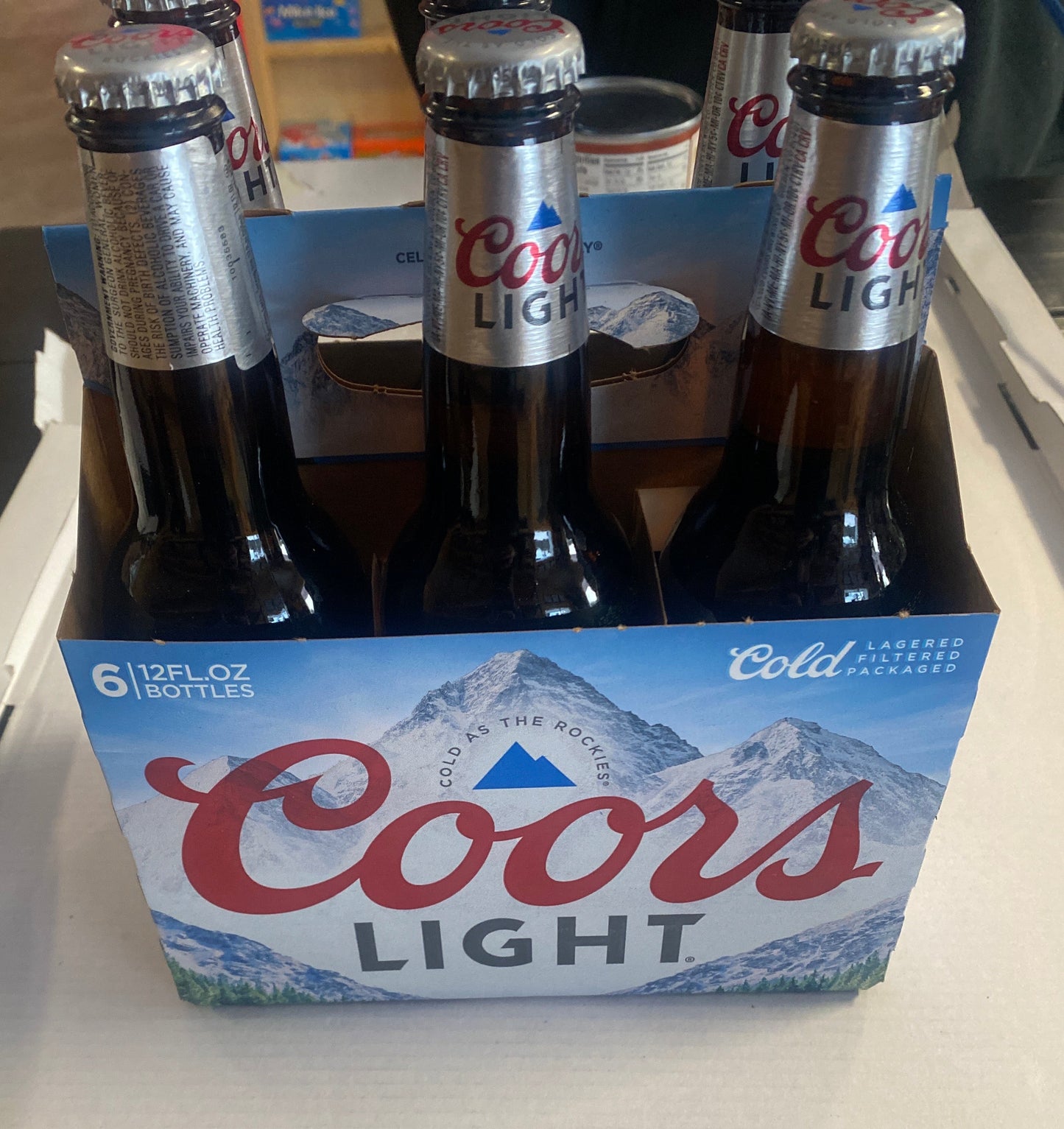 Coors Light 6Pack 12oz Bottles