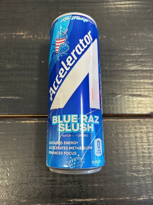 Accelerator Blue Raz Slush       12 oz can