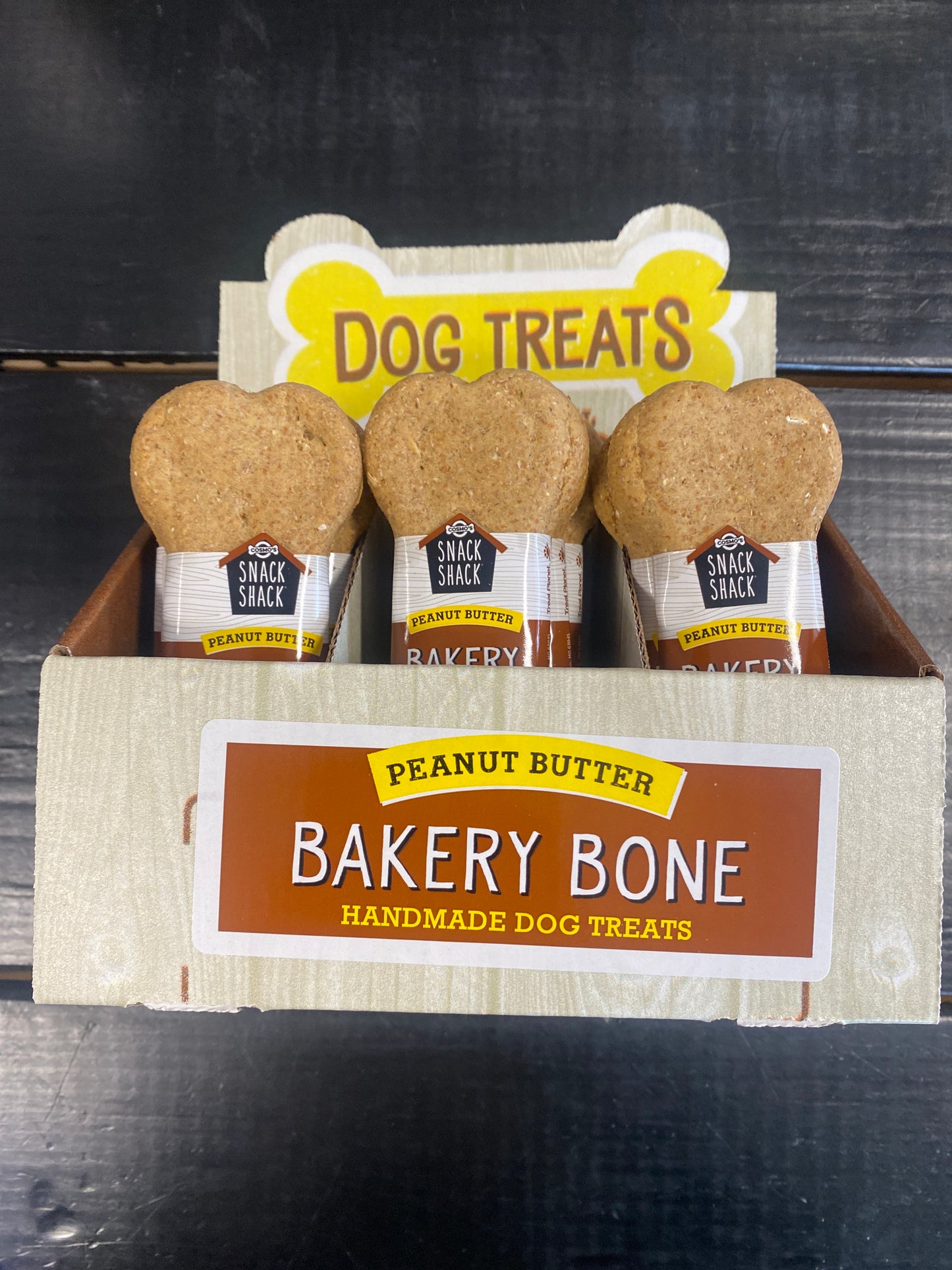 Bakery Dog Bone peanut butter 1oz