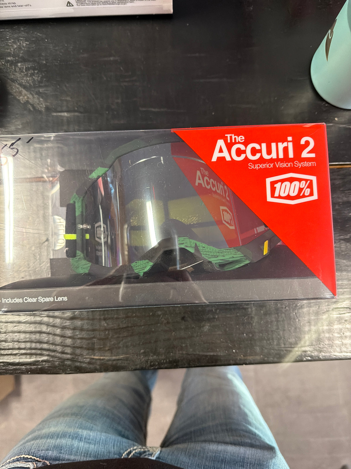 Accuri 2 overload silver mirror lens goggle