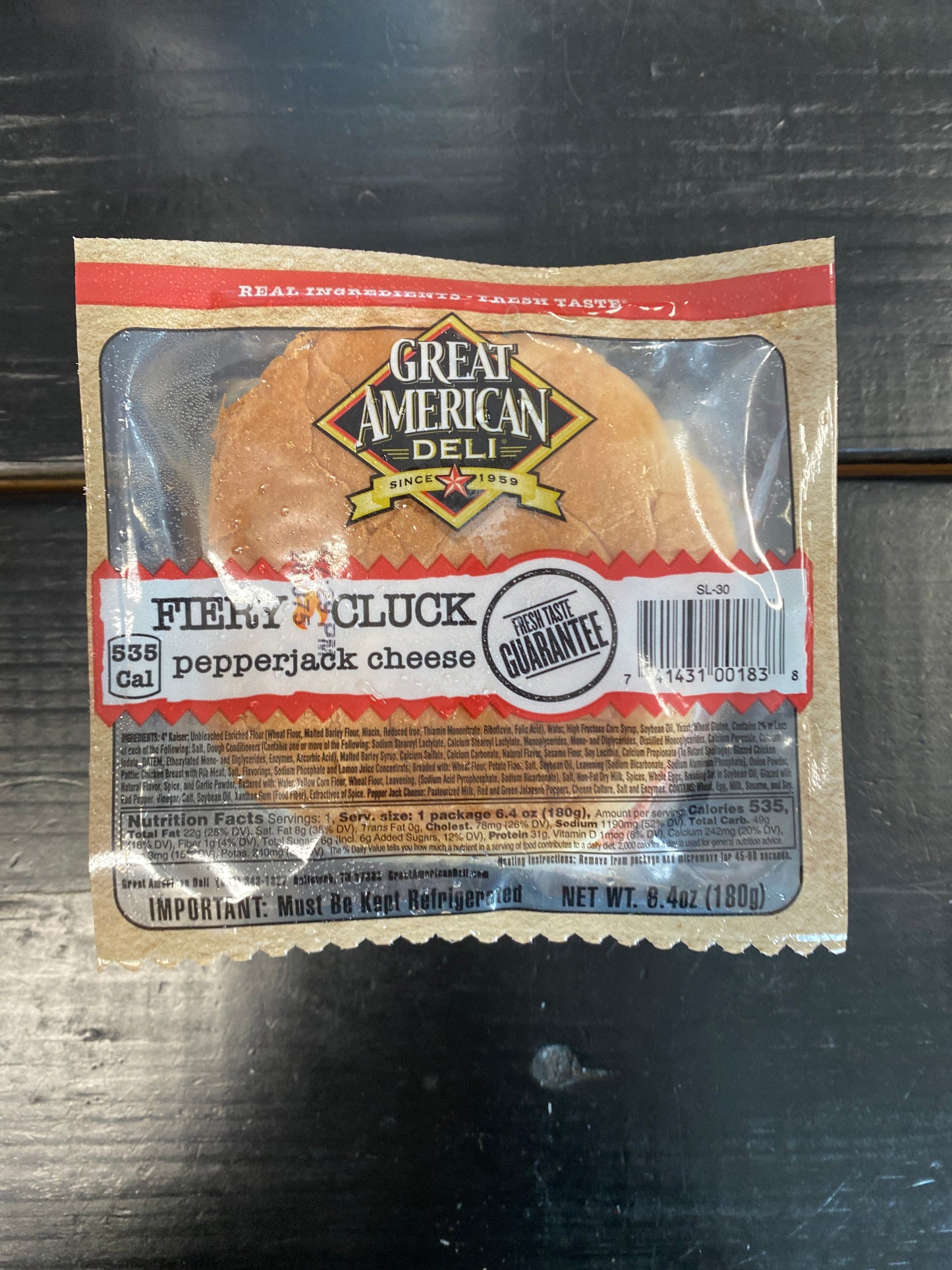 Great American Deli Fiery Cluck 6.4oz
