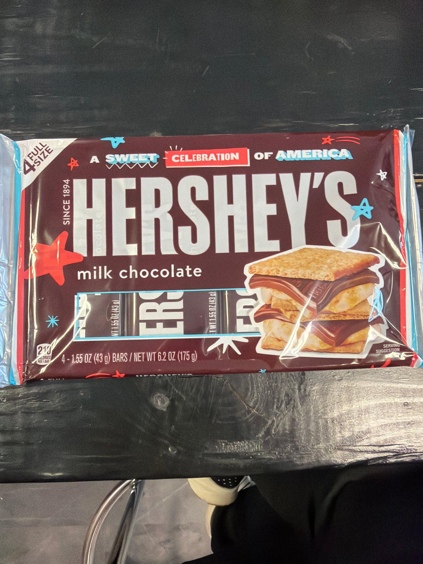 Hershey bars 4pk