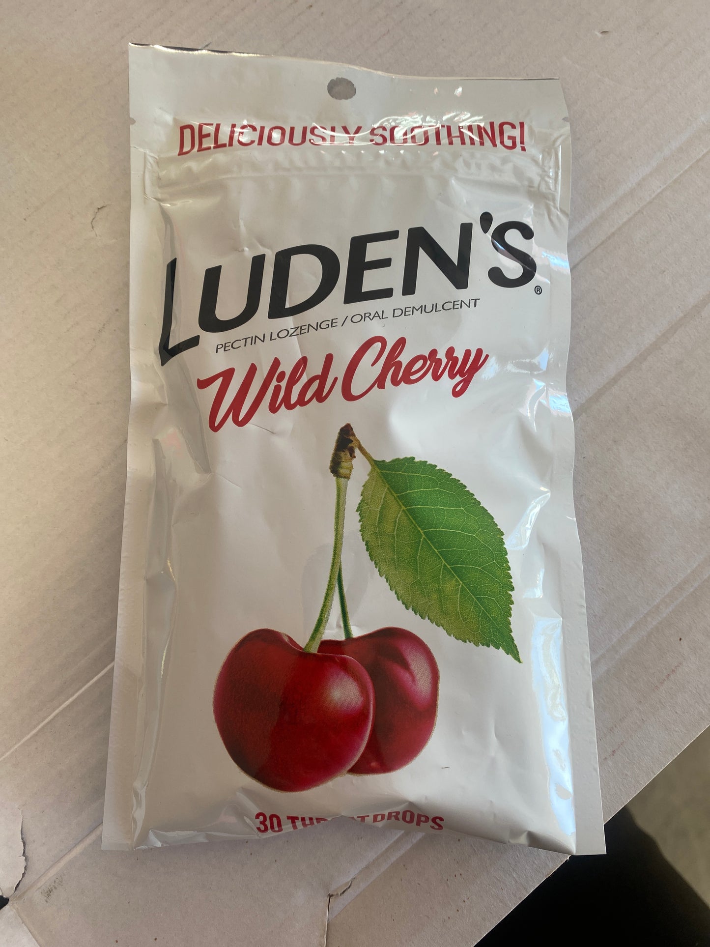 Luden’s Wild Cherry Cough Drops 30pc