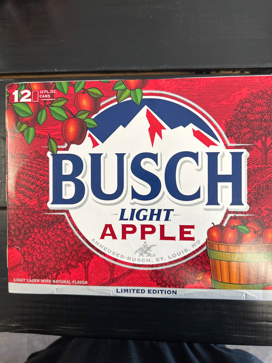 Busch light Apple 12pk 12oz cans