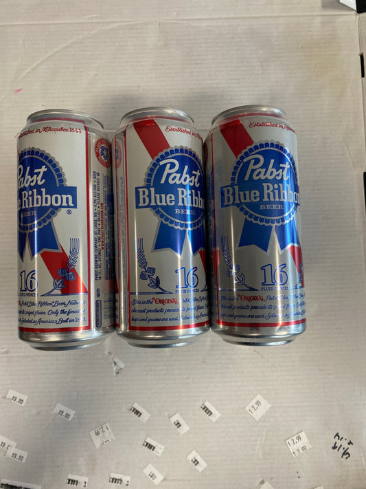 Pabst Blue Ribbon 6pk 16oz cans