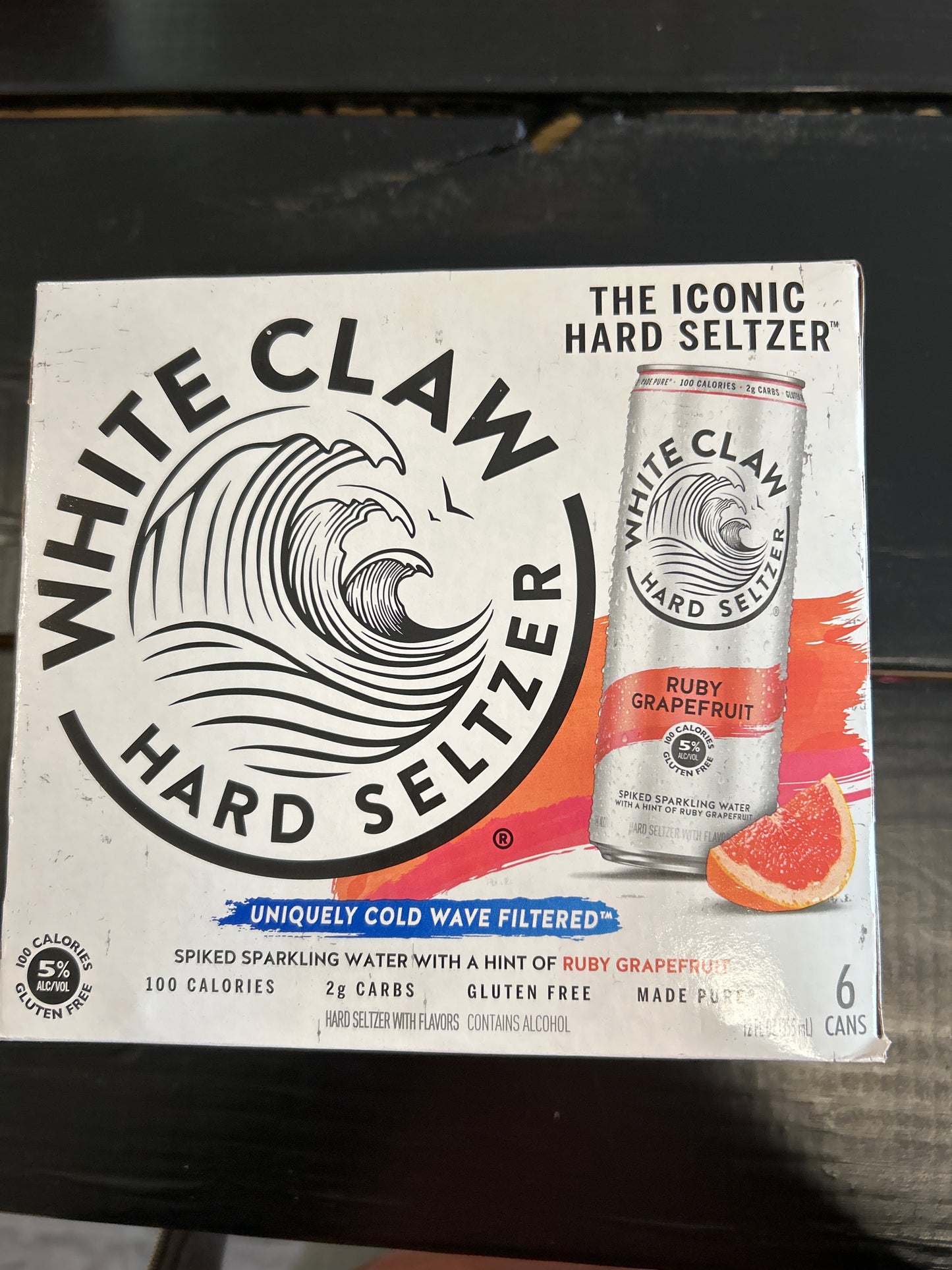 White Claw Greatfruit 6pk 12oz cans