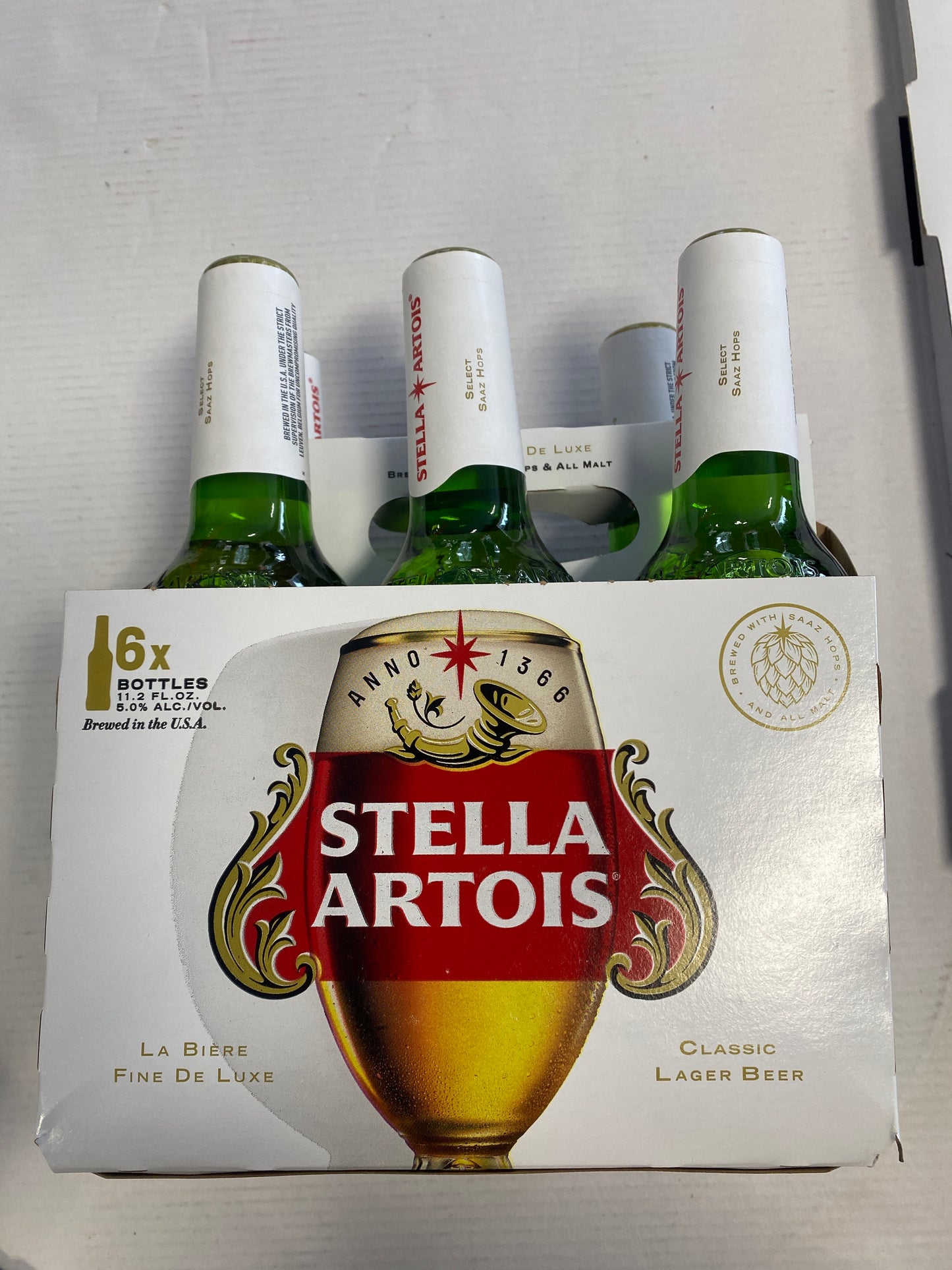 Stella Artois 6 Pack 11.2oz Bottles