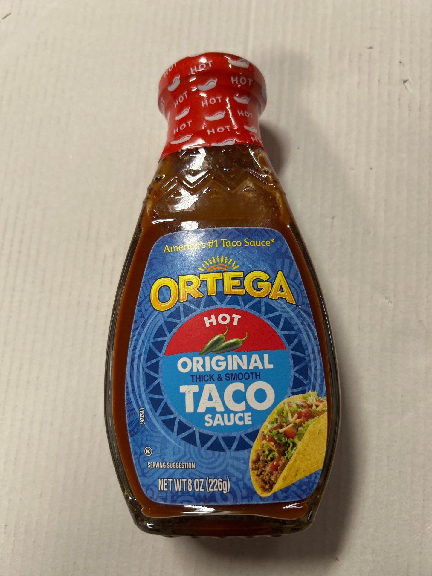 Ortega Taco Sauce-Hot  8oz
