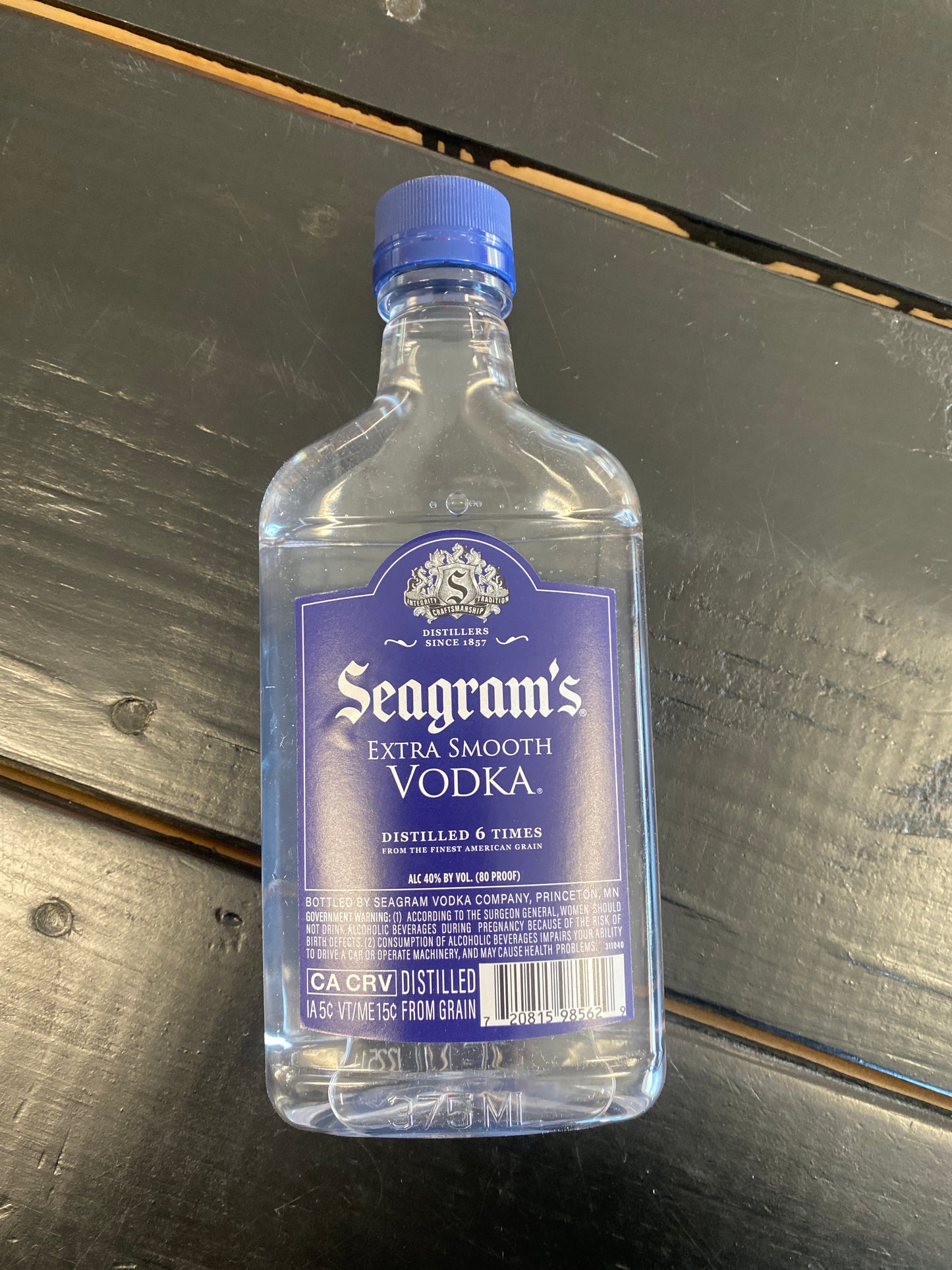Seagrams Extra Smooth Vodka 375ml