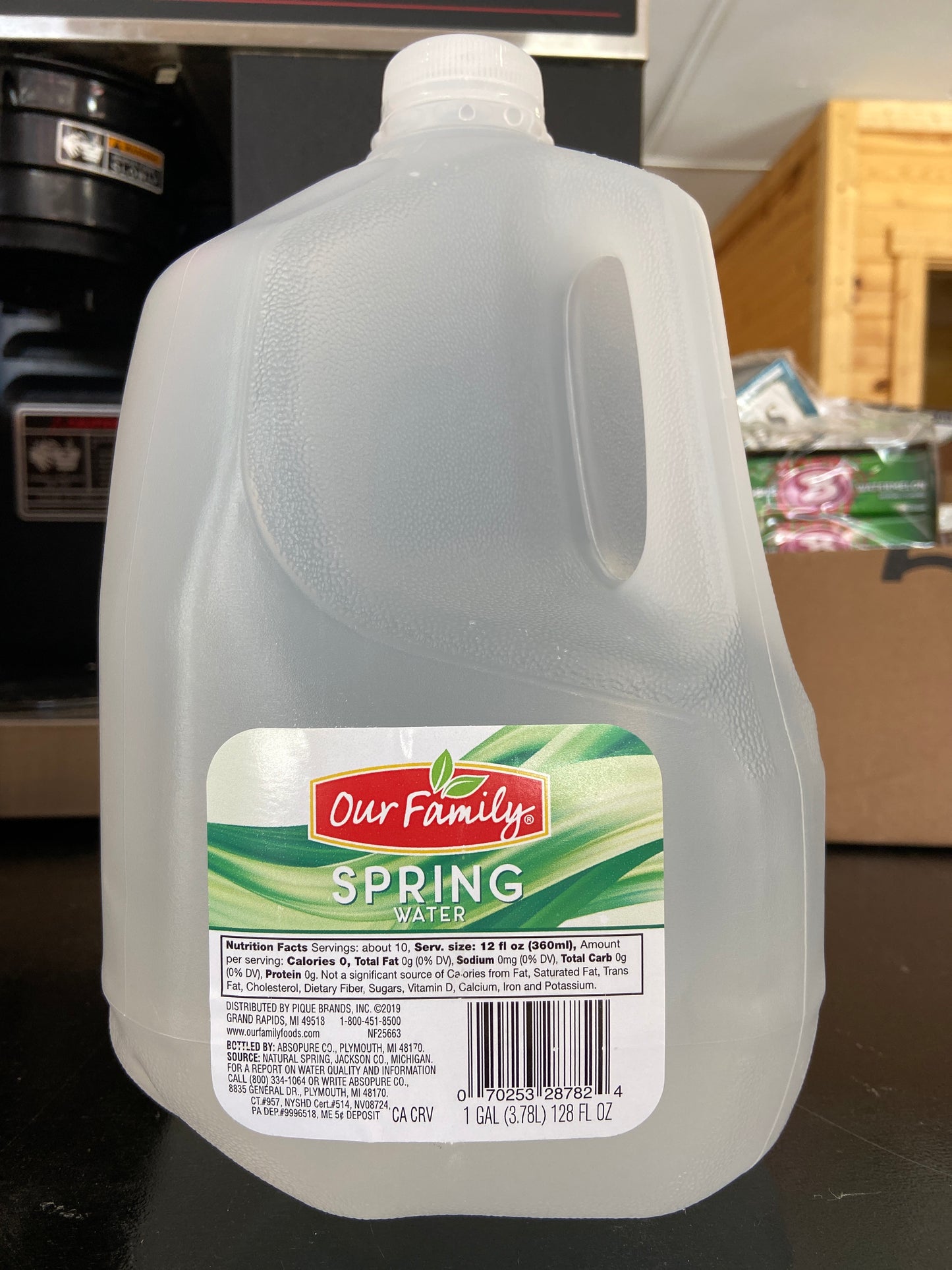 Spring Water 1 Gallon