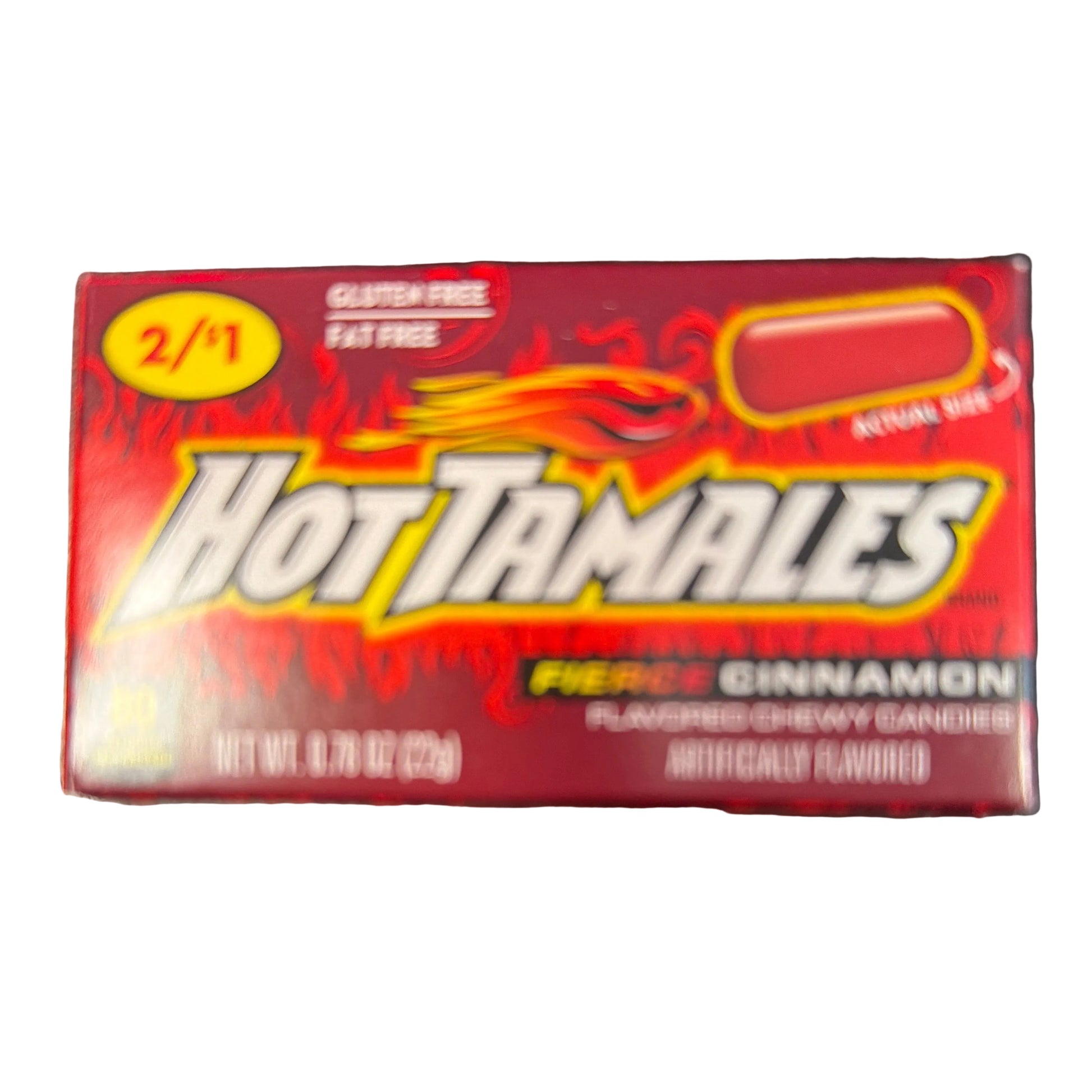 Box of Hot Tamales candy