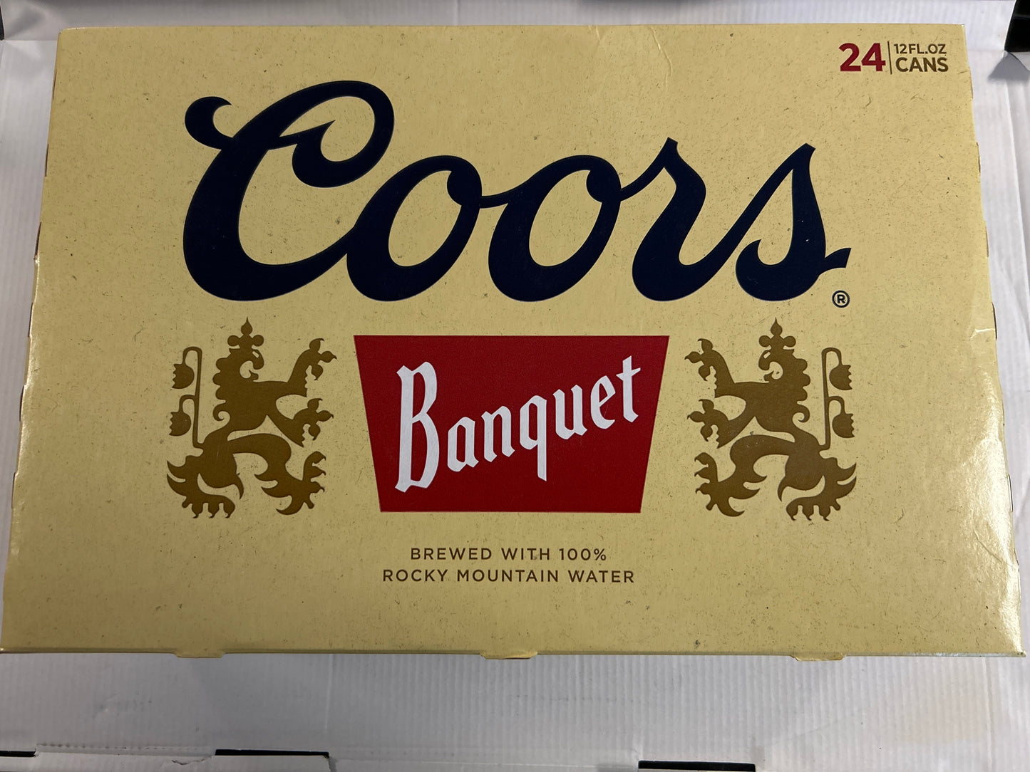 Coors Banquet 24pack 12oz cans