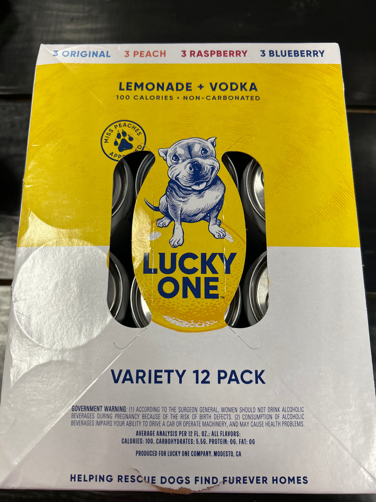 Lucky One Variety 12 pk        12 oz cans