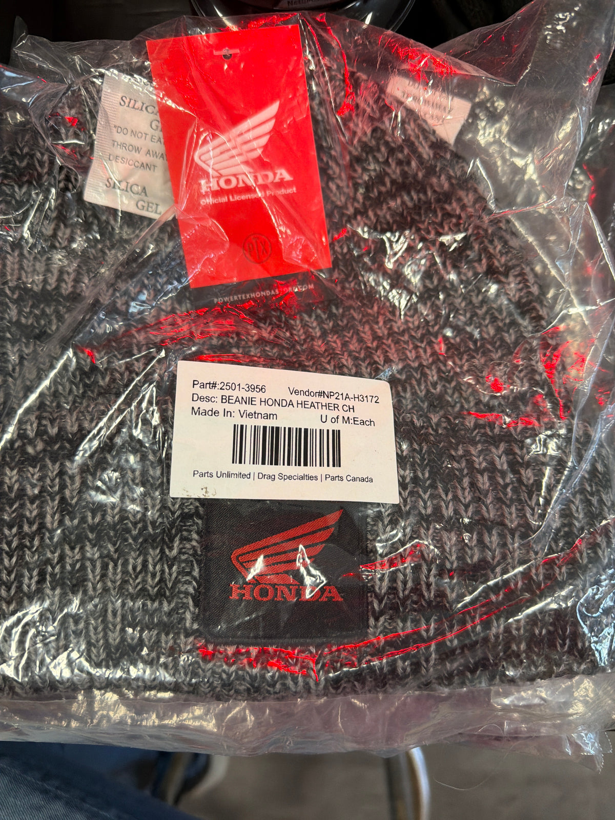 Honda beanie heather charcoal