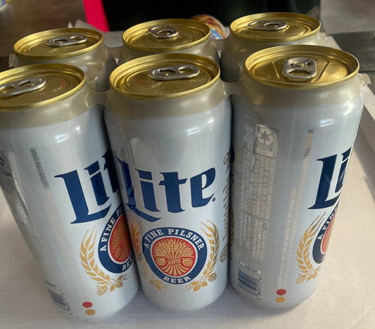 Miller Lite 6 Pack 16oz Cans
