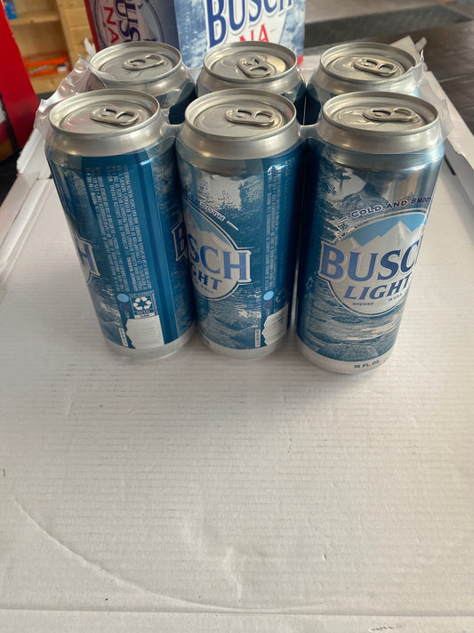 Busch Light 6 Pack 16oz Cans