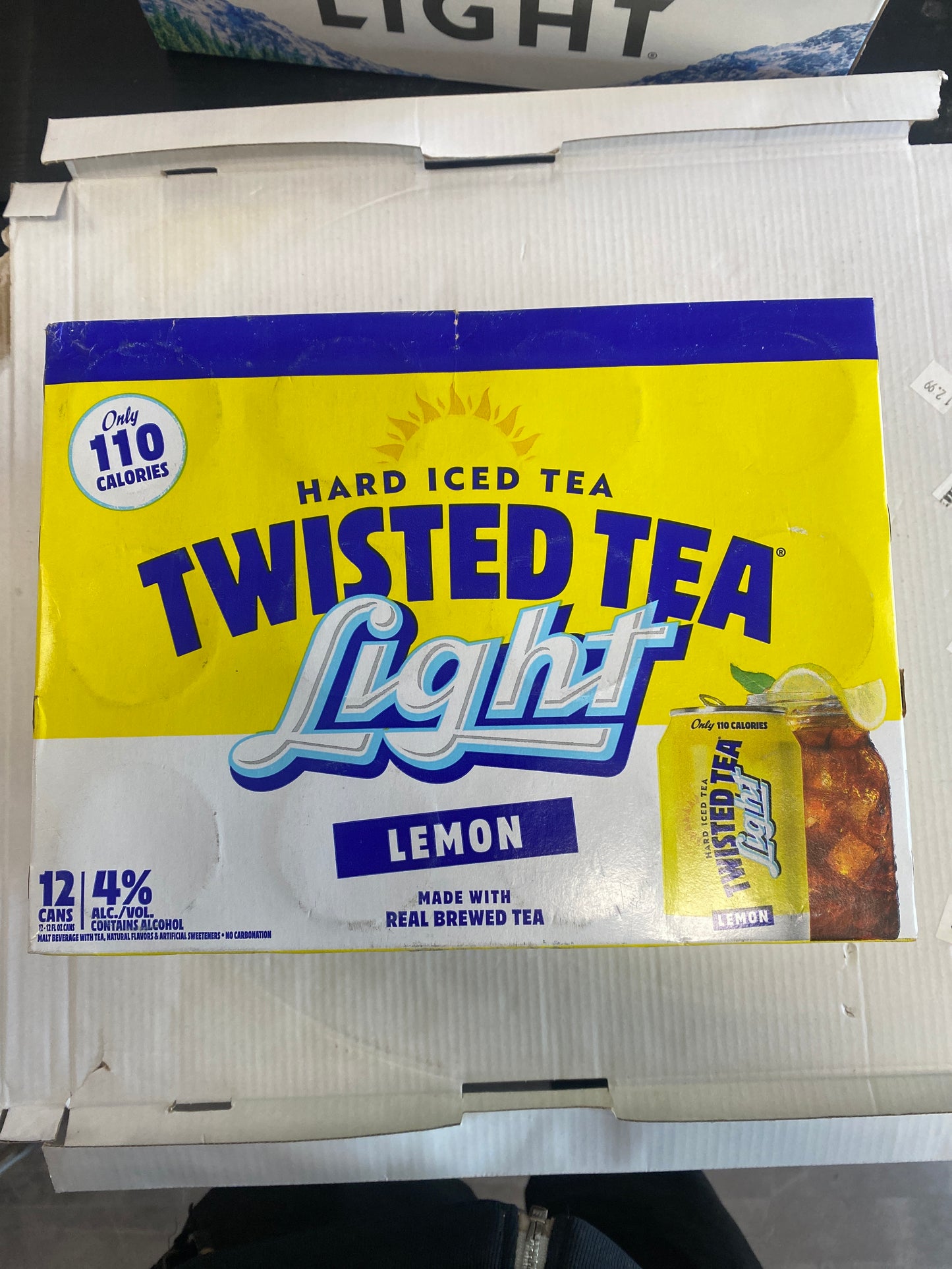 Twisted Tea Light Lemon 12pk 12oz Cans