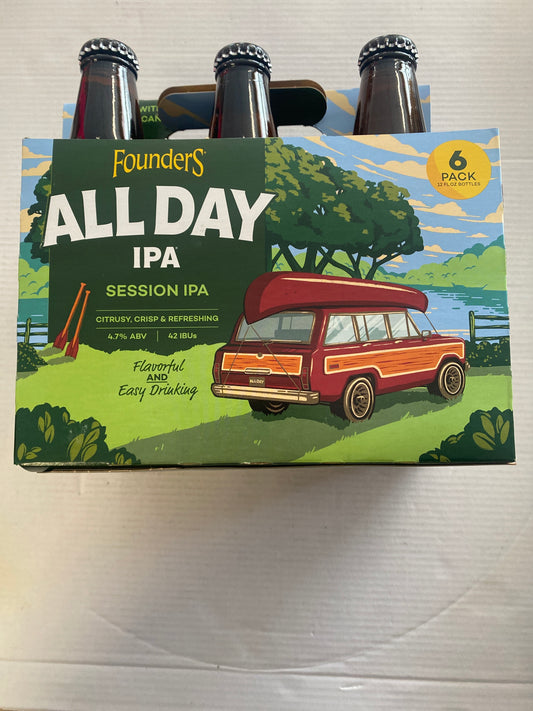 Founder’s All Day IPA 6 Pack 12oz Bottles