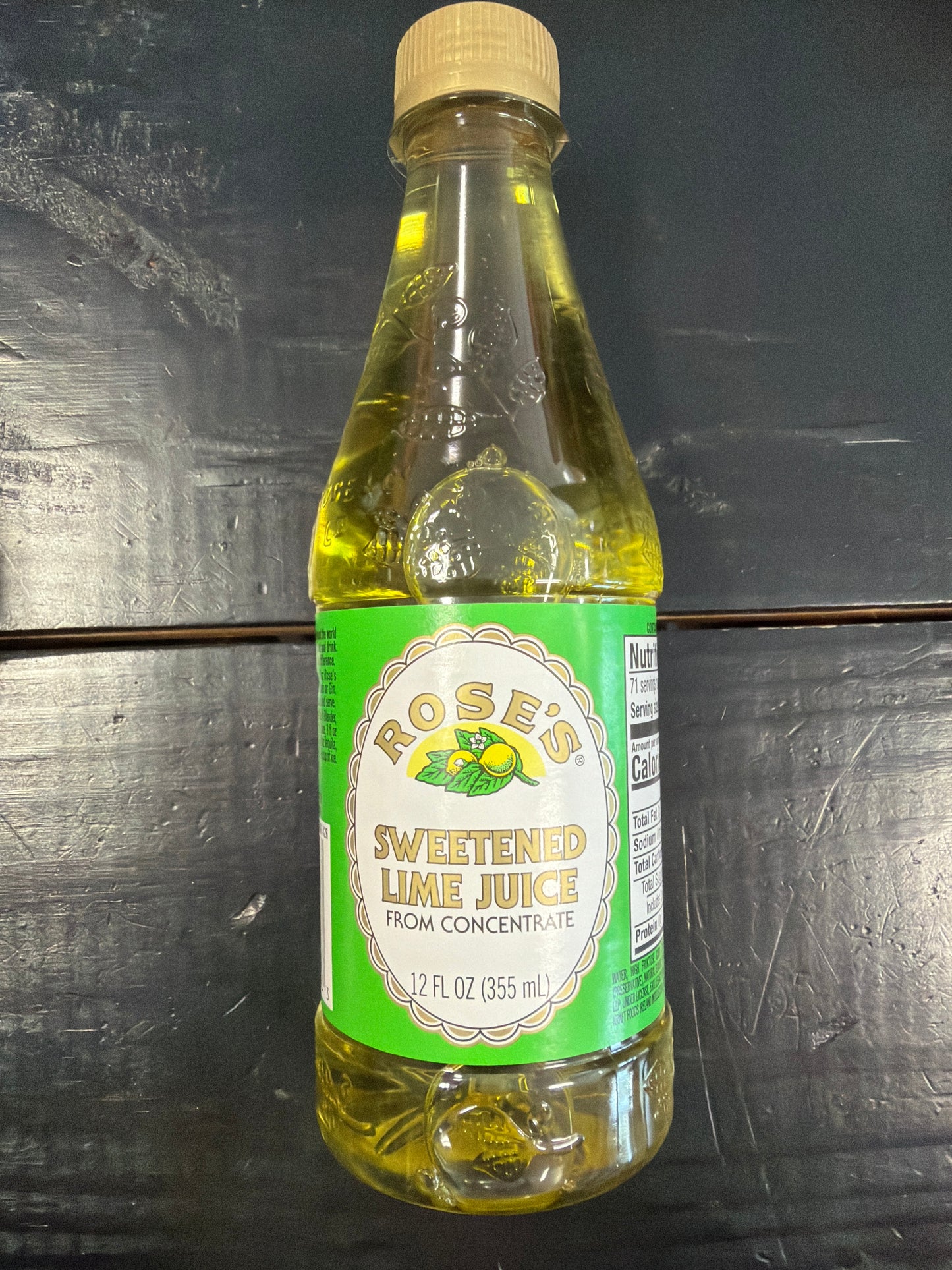Roses sweetened lime juice 12oz