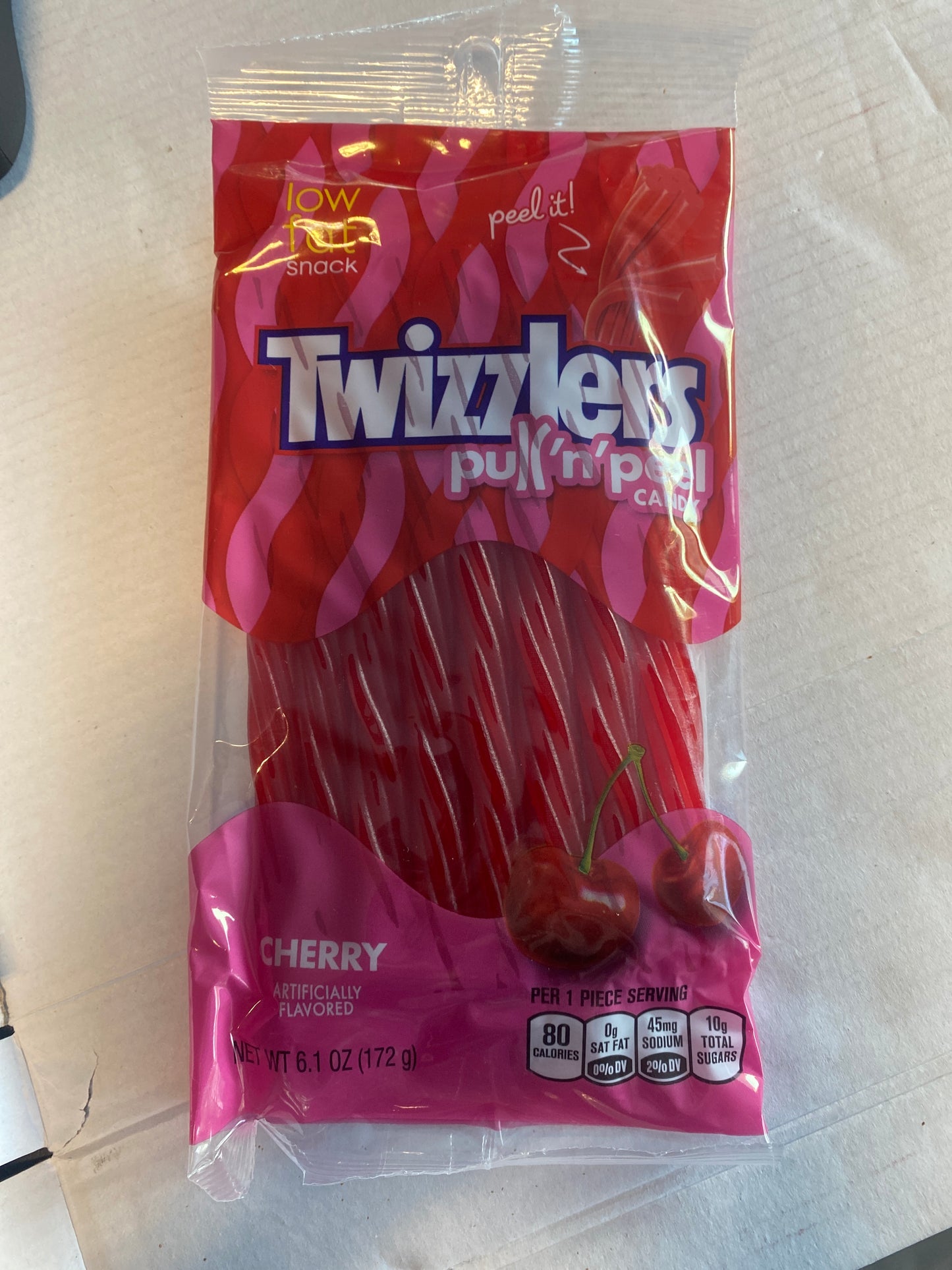 Twizzlers Pull N Peel Cherry 6.1oz