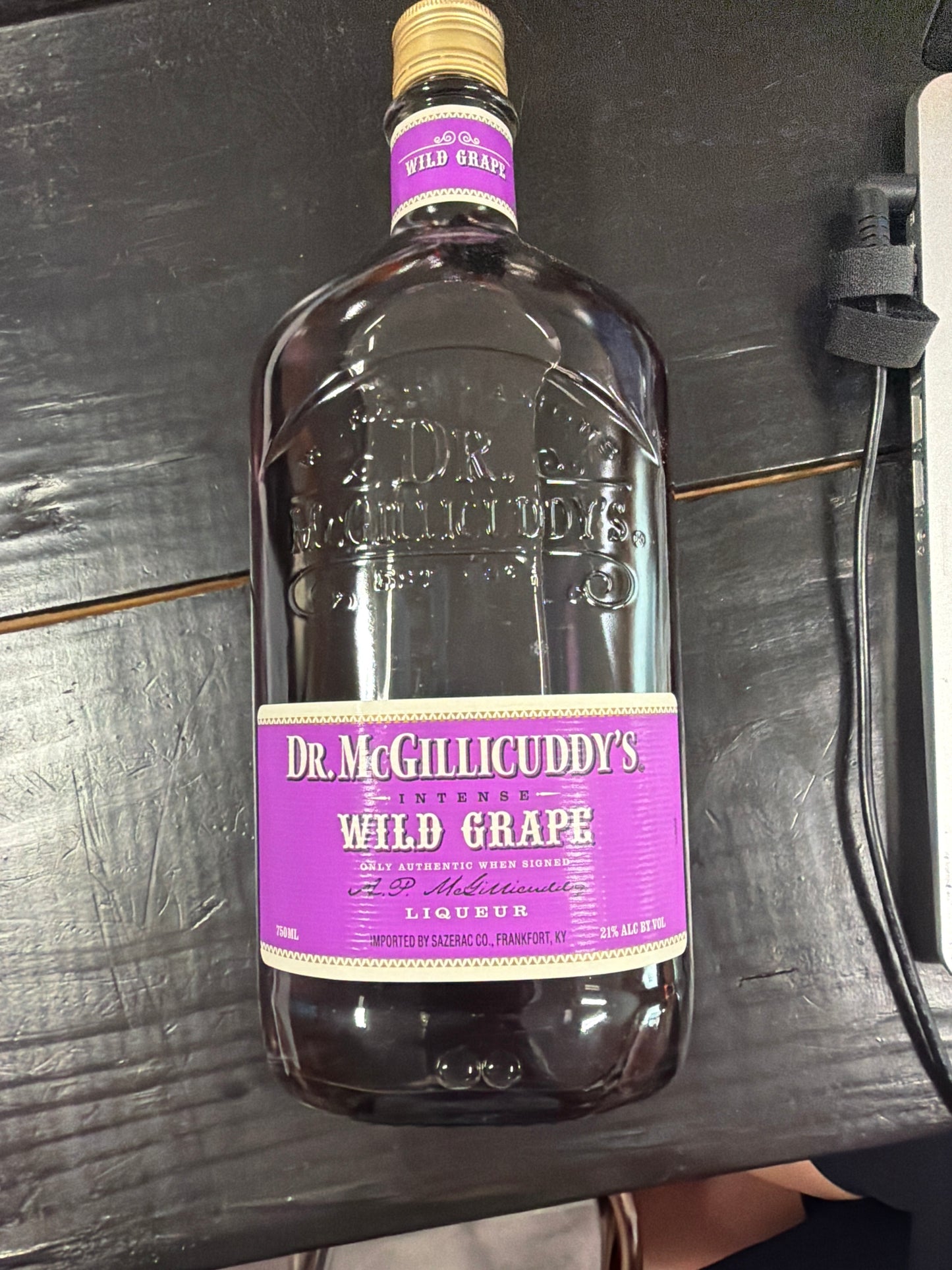 Dr. McGillicuddys Wild Grape 750ml