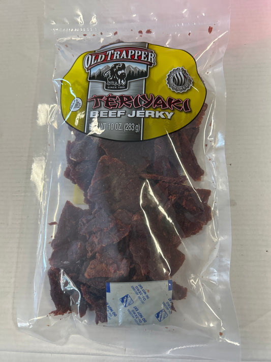 Old Trapper Teriyaki Beef Jerky 10oz