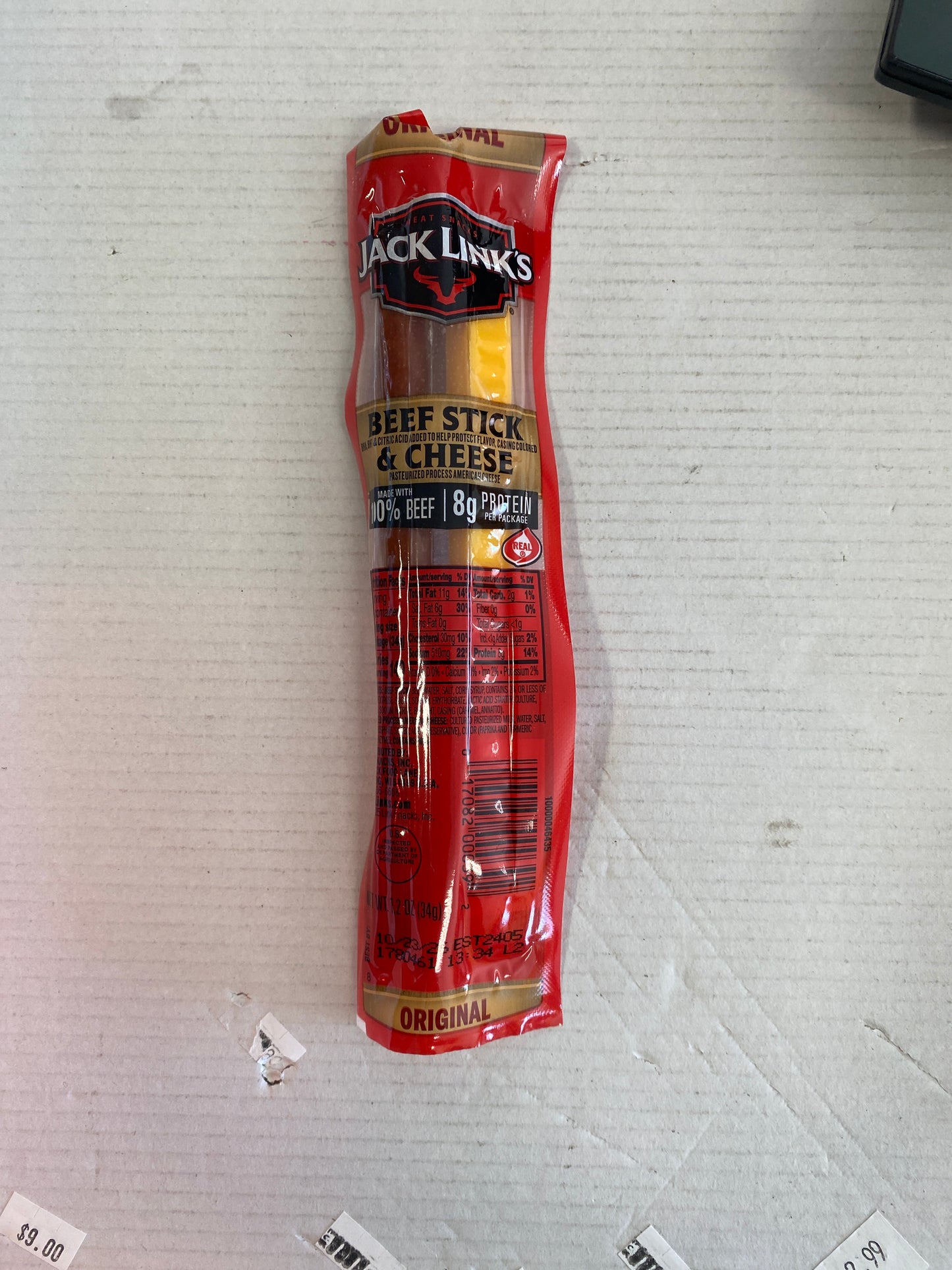 Jack Links Beef and Cheese Sticks 1.2oz