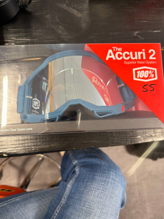 Acurri 2 goggle Odeon flash silver mirrored