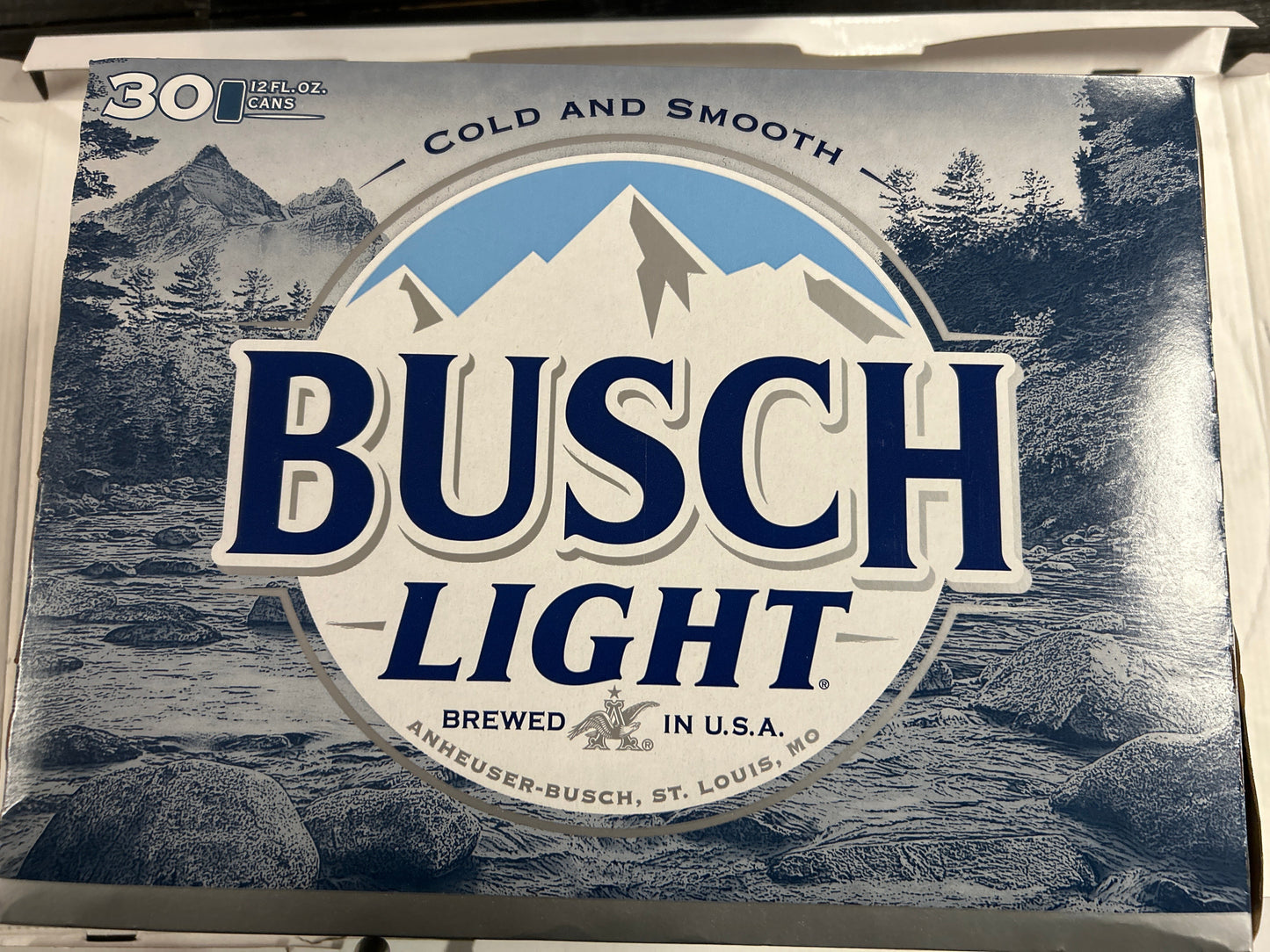 Busch Light 30 pack 12oz cans