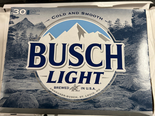 Busch Light 30 pack 12oz cans