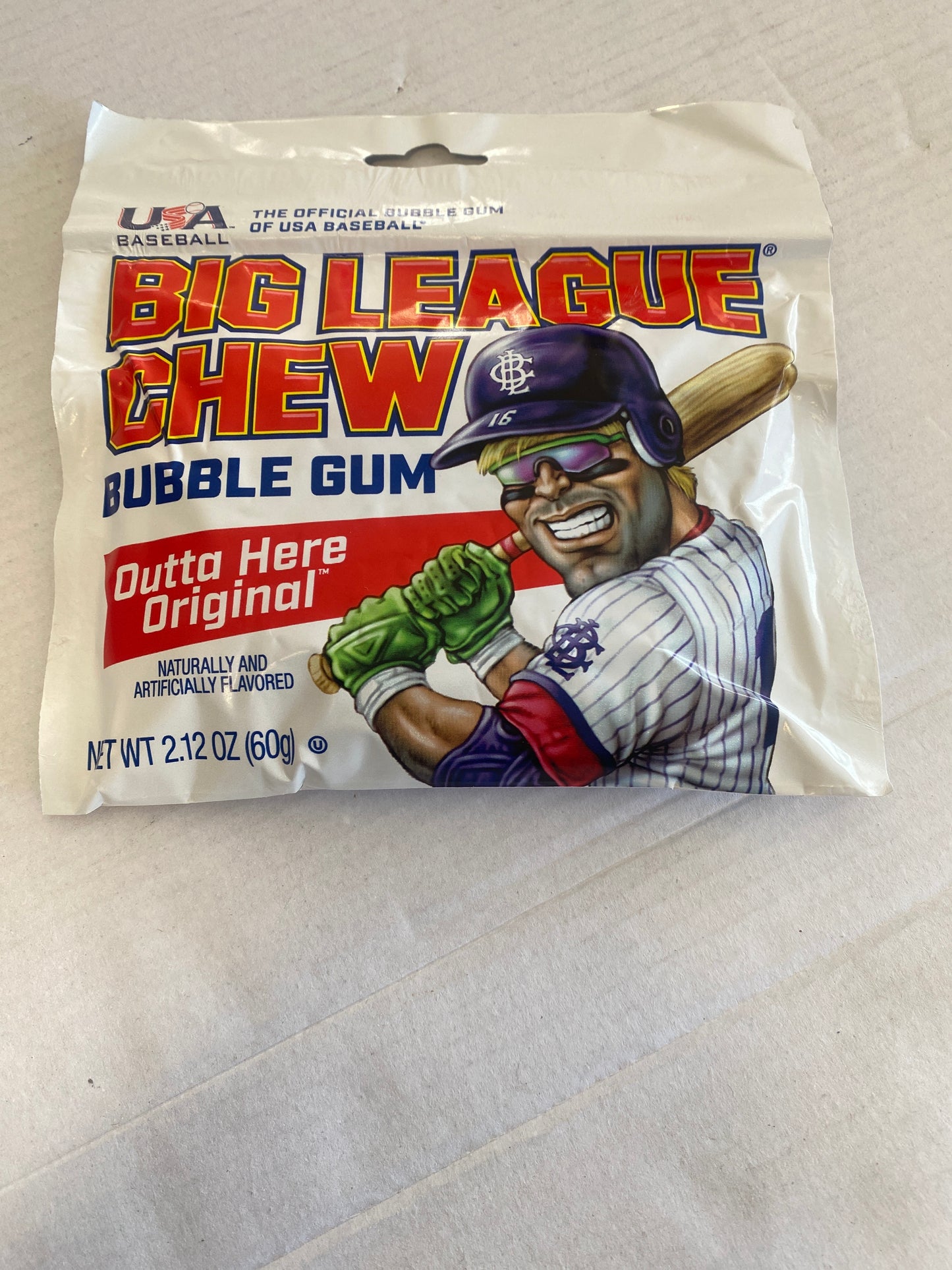 Big League Chew Bubble Gum Original 2.12oz