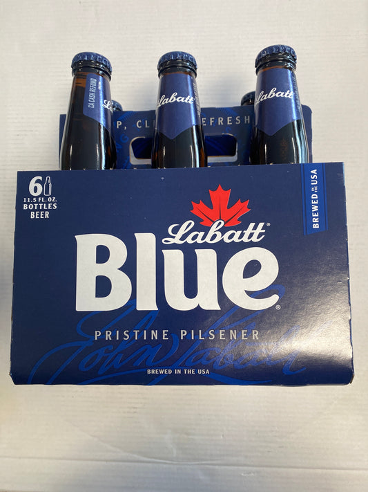 Labatt Blue 6 Pack 11.5oz Bottles