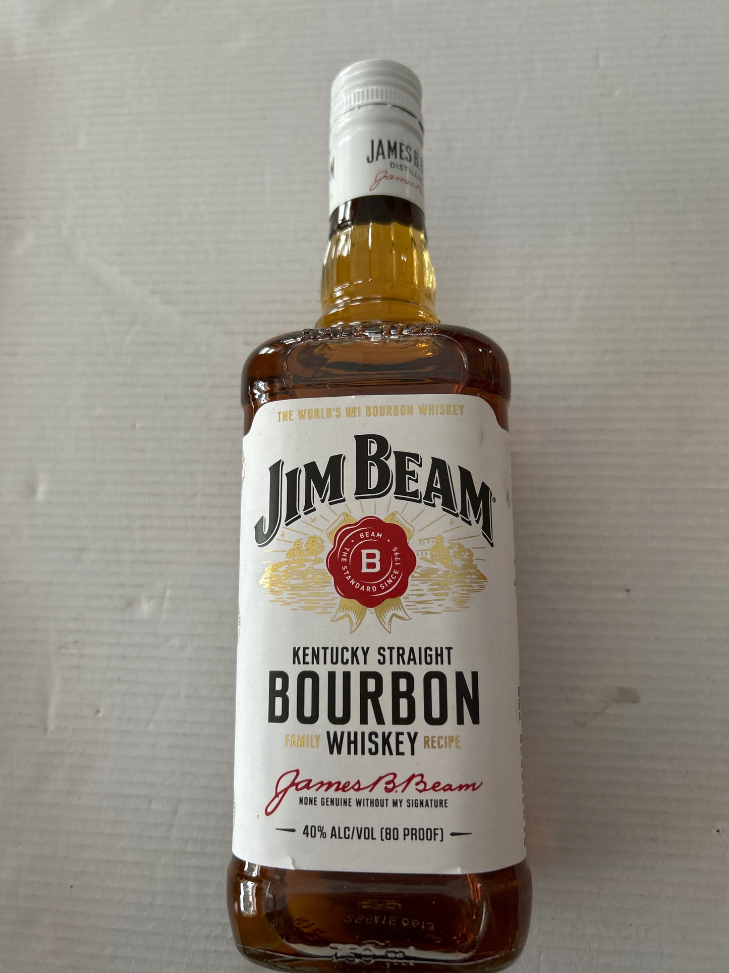 Jim Beam Kentucky Straight Bourbon Whiskey 750ml