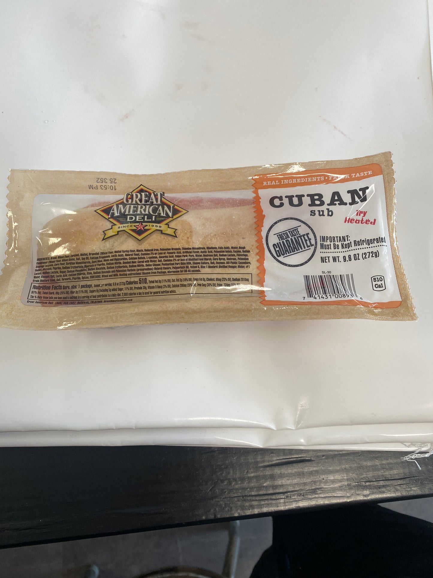 Great American Deli Cuban 9.6oz