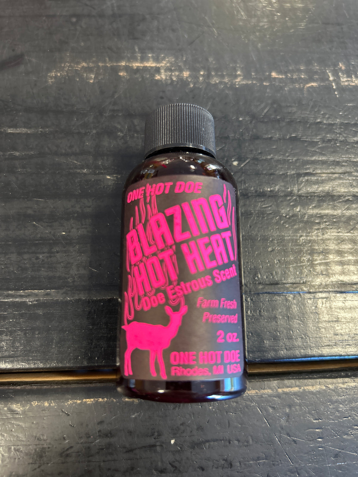 One Hot Doe Blazing Hot Heat Doe Estrous Scent 2oz bottle