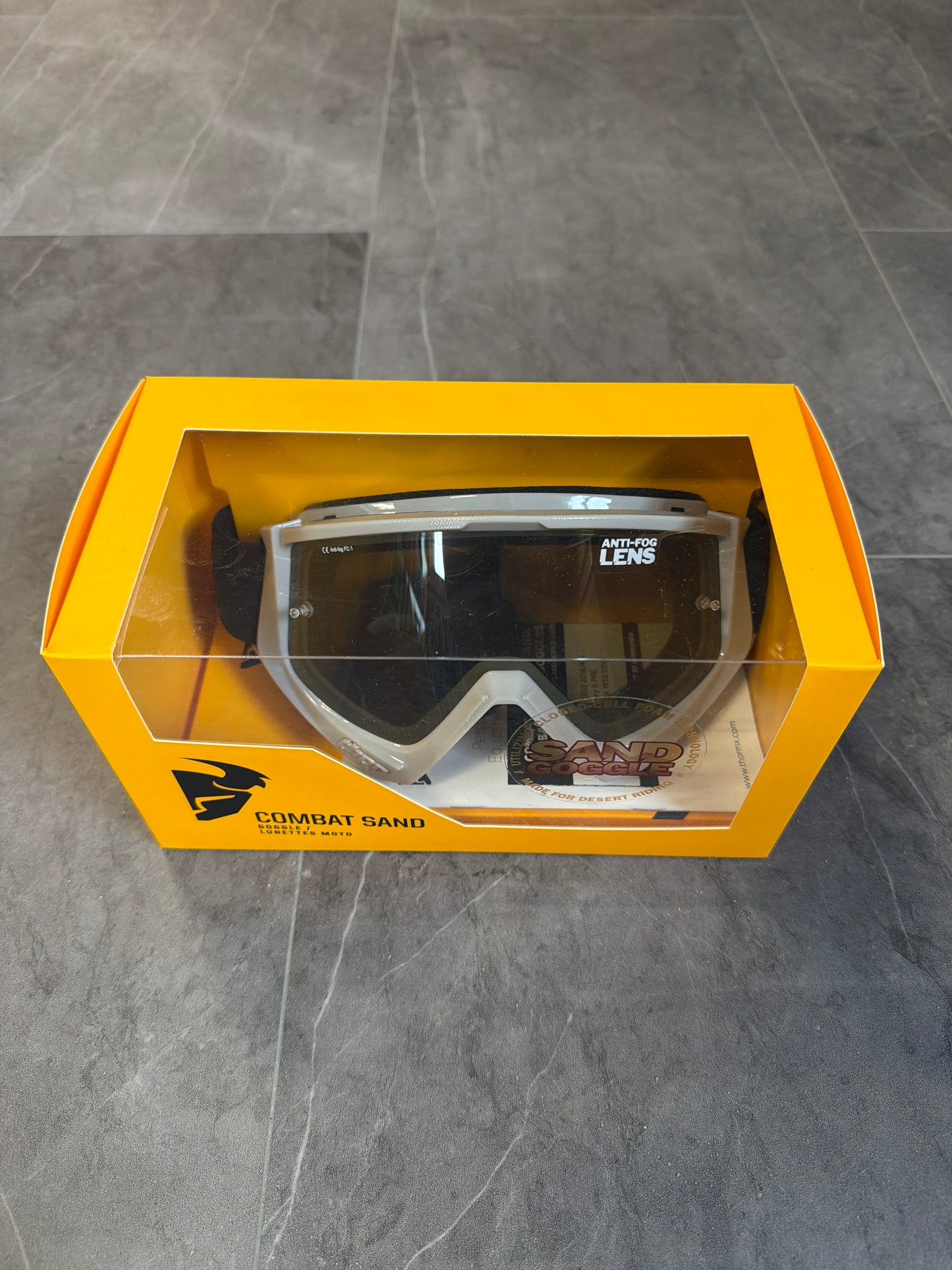 Goggle Combat Sand Grey