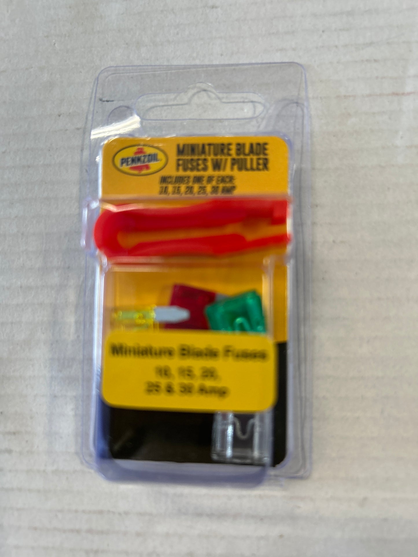 Pennzoil Miniature Blade Fuses