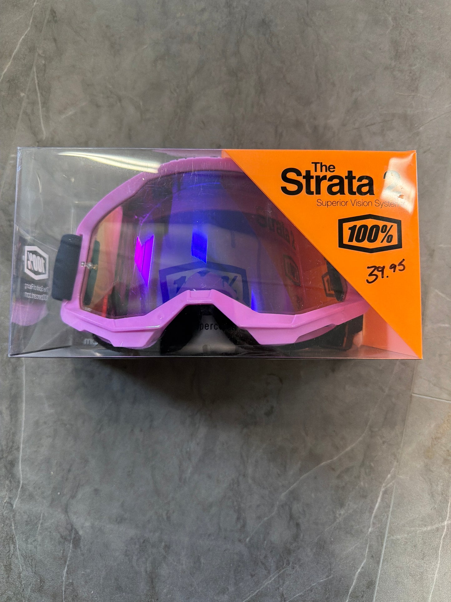 100% Strata 2 Goggle Purple