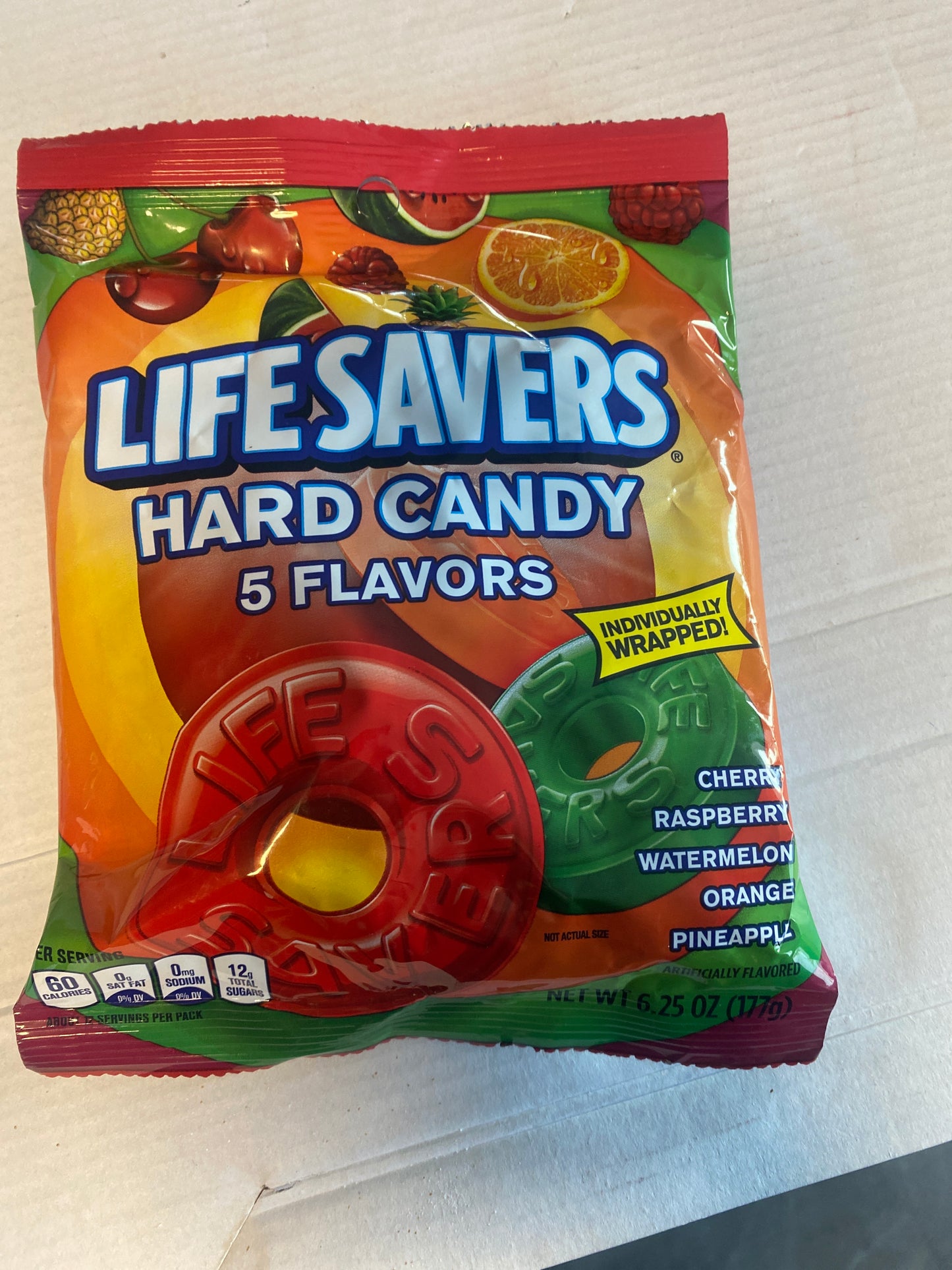 Lifesavers Hard Candy 5 Flavors 6.25oz