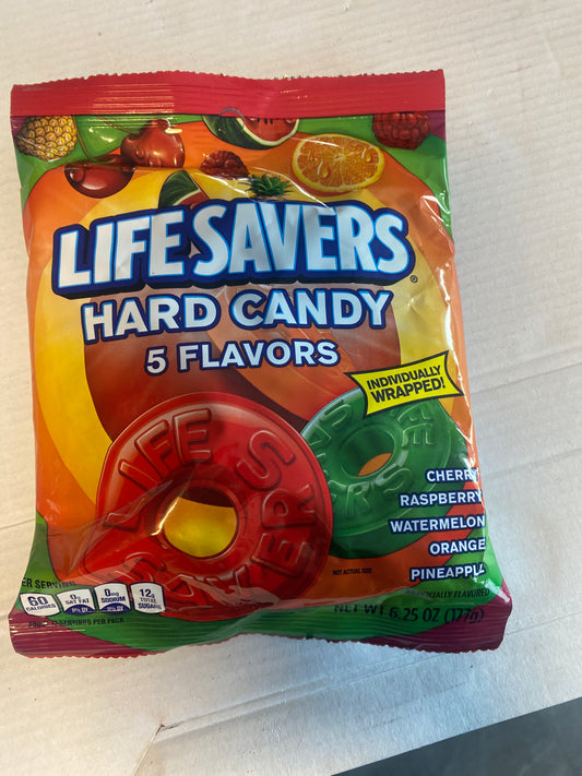 Lifesavers Hard Candy 5 Flavors 6.25oz