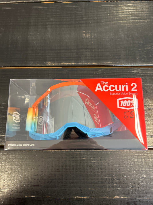Accurate 2 Goggle Sunset - Flash Silver Lens